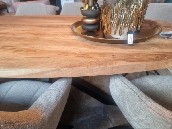 Eettafel in oud hout - Afbeelding 6